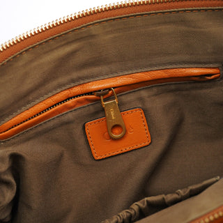 Chloe Light Brown Leather Marcie 2-Way Bag