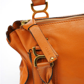 Chloe Light Brown Leather Marcie 2-Way Bag