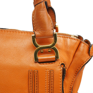 Chloe Light Brown Leather Marcie 2-Way Bag