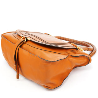 Chloe Light Brown Leather Marcie 2-Way Bag