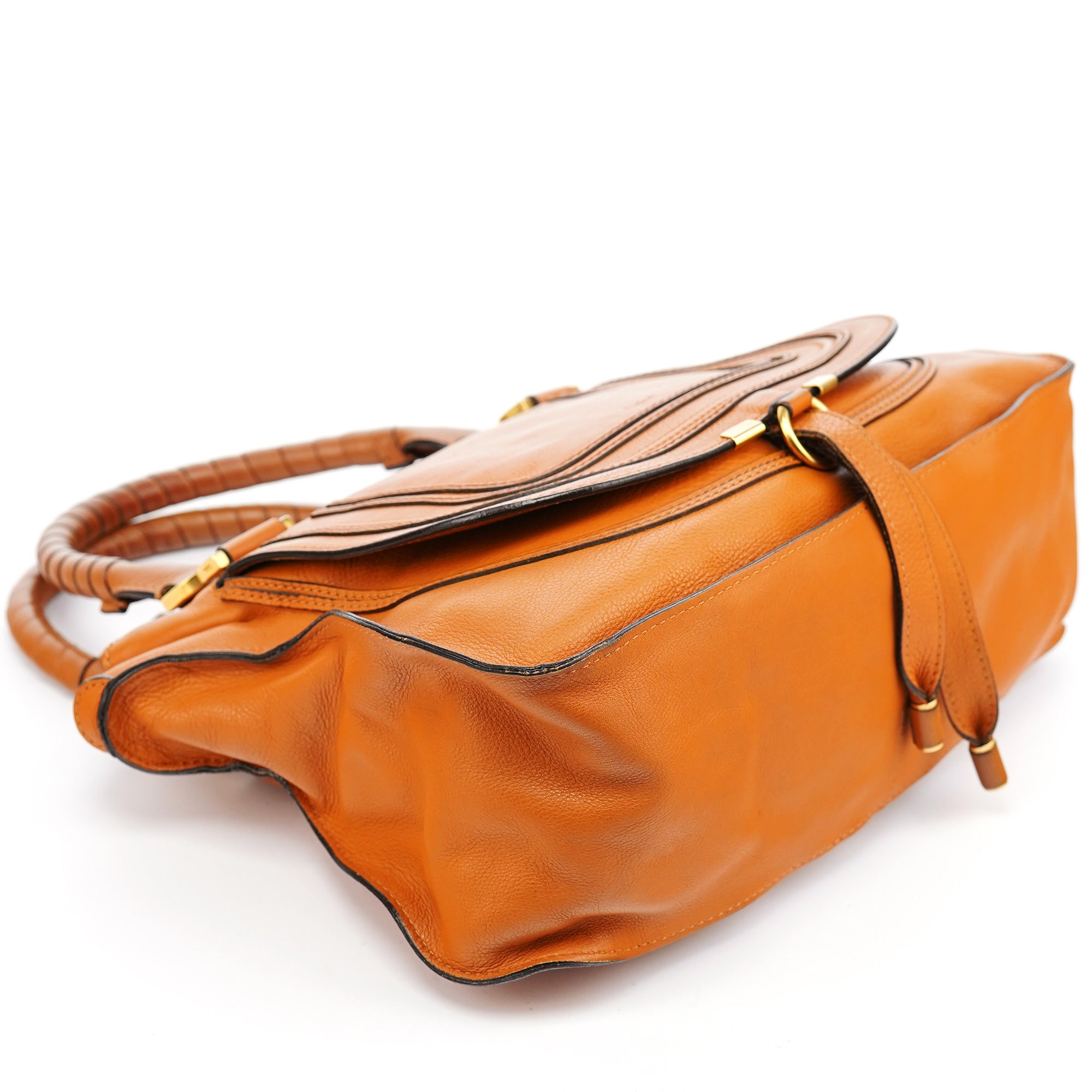 Chloe Light Brown Leather Marcie 2-Way Bag