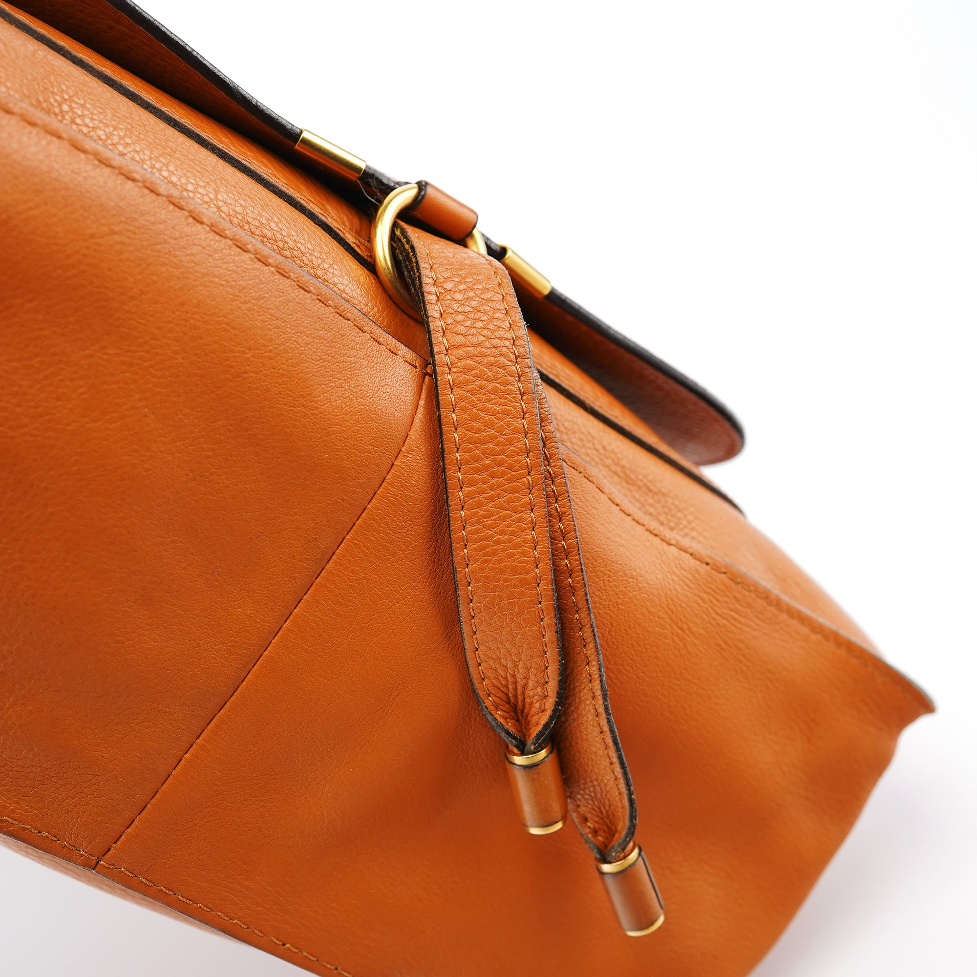 Chloe Light Brown Leather Marcie 2-Way Bag