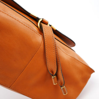 Chloe Light Brown Leather Marcie 2-Way Bag