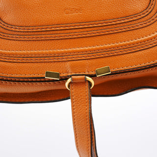 Chloe Light Brown Leather Marcie 2-Way Bag