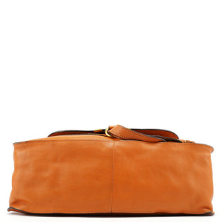 Chloe Light Brown Leather Marcie 2-Way Bag