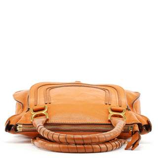 Chloe Light Brown Leather Marcie 2-Way Bag