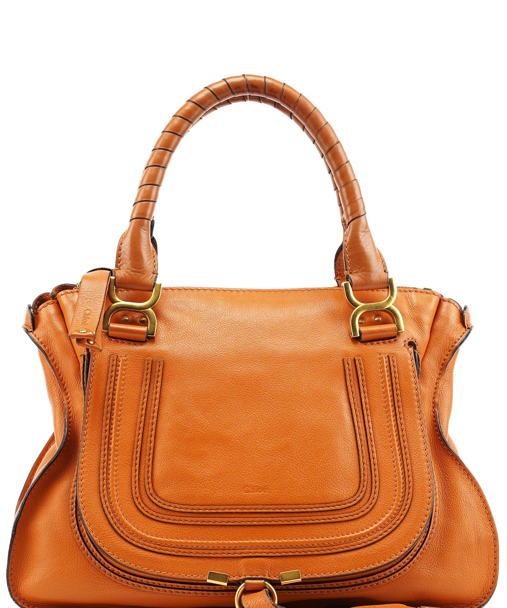Chloe Light Brown Leather Marcie 2-Way Bag