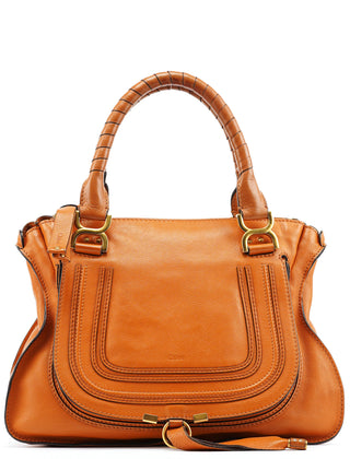 Chloe Light Brown Leather Marcie 2-Way Bag