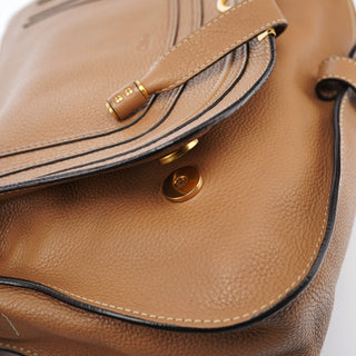 Chloe Light Brown Leather Marcie 2-Way Bag