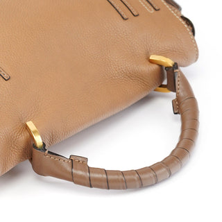 Chloe Light Brown Leather Marcie 2-Way Bag