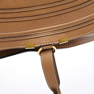 Chloe Light Brown Leather Marcie 2-Way Bag