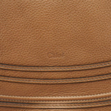 Chloe Light Brown Leather Marcie 2-Way Bag
