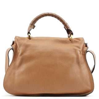 Chloe Light Brown Leather Marcie 2-Way Bag
