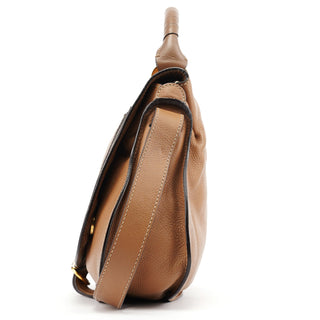 Chloe Light Brown Leather Marcie 2-Way Bag