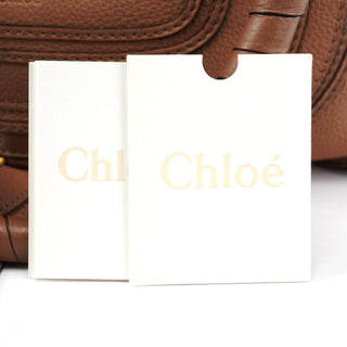 Chloe Light Brown Leather Marcie 2-Way Bag