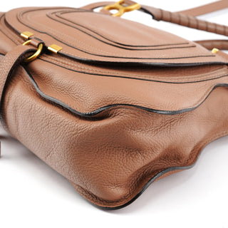Chloe Light Brown Leather Marcie 2-Way Bag