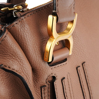 Chloe Light Brown Leather Marcie 2-Way Bag