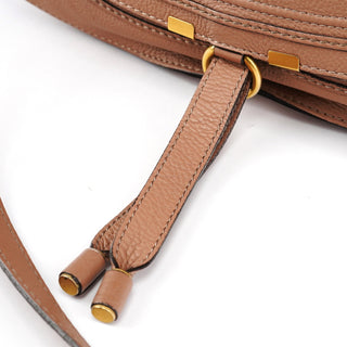 Chloe Light Brown Leather Marcie 2-Way Bag