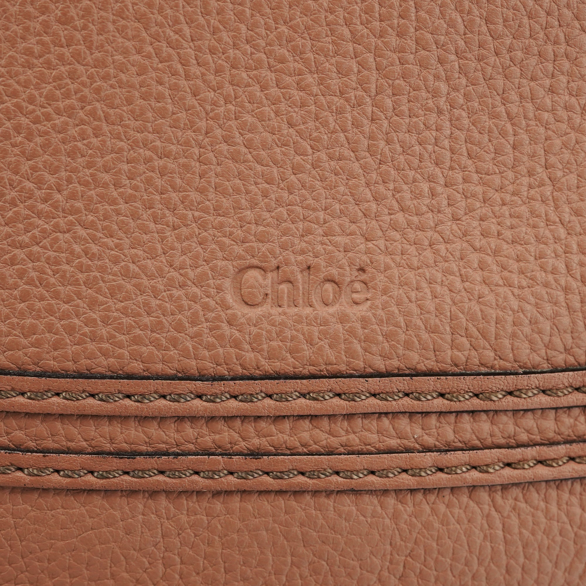 Chloe Light Brown Leather Marcie 2-Way Bag