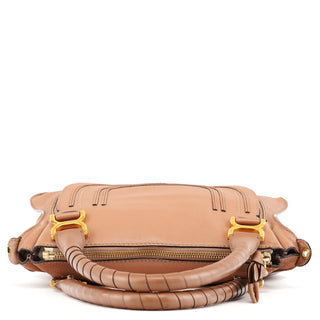 Chloe Light Brown Leather Marcie 2-Way Bag