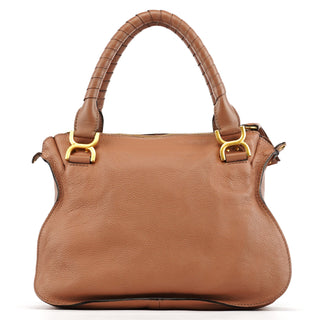 Chloe Light Brown Leather Marcie 2-Way Bag