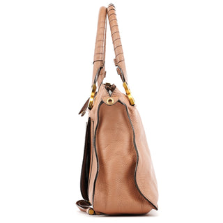 Chloe Light Brown Leather Marcie 2-Way Bag