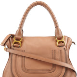 Chloe Light Brown Leather Marcie 2-Way Bag