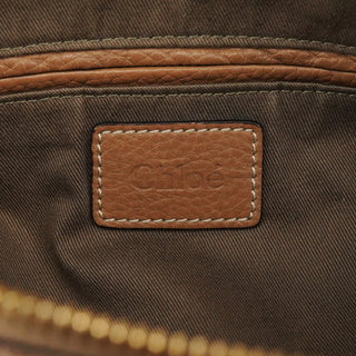 Chloe Light Brown Leather Marcie 2-Way Bag