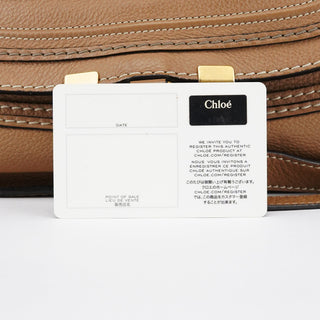 Chloe Light Brown Leather Marcie 2-Way Bag