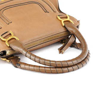 Chloe Light Brown Leather Marcie 2-Way Bag