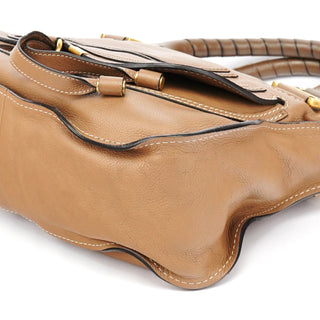 Chloe Light Brown Leather Marcie 2-Way Bag