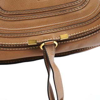 Chloe Light Brown Leather Marcie 2-Way Bag