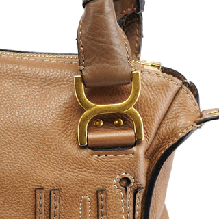 Chloe Light Brown Leather Marcie 2-Way Bag