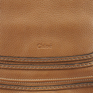 Chloe Light Brown Leather Marcie 2-Way Bag