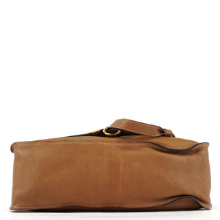 Chloe Light Brown Leather Marcie 2-Way Bag