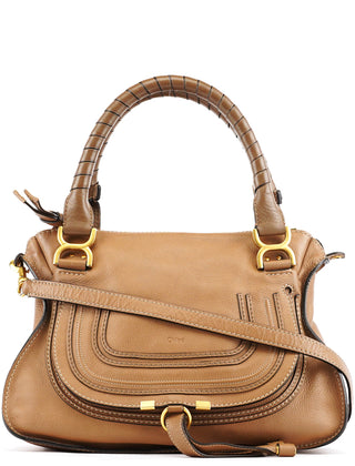 Chloe Light Brown Leather Marcie 2-Way Bag