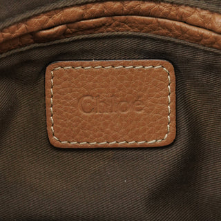 Chloe Light Brown Leather Marcie 2-Way Bag