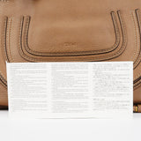 Chloe Light Brown Leather Marcie 2-Way Bag