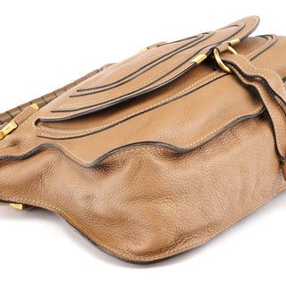 Chloe Light Brown Leather Marcie 2-Way Bag