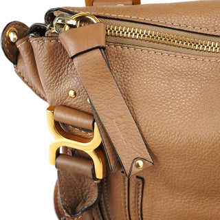 Chloe Light Brown Leather Marcie 2-Way Bag