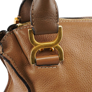 Chloe Light Brown Leather Marcie 2-Way Bag