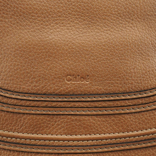 Chloe Light Brown Leather Marcie 2-Way Bag