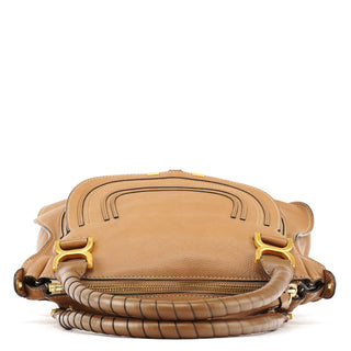 Chloe Light Brown Leather Marcie 2-Way Bag