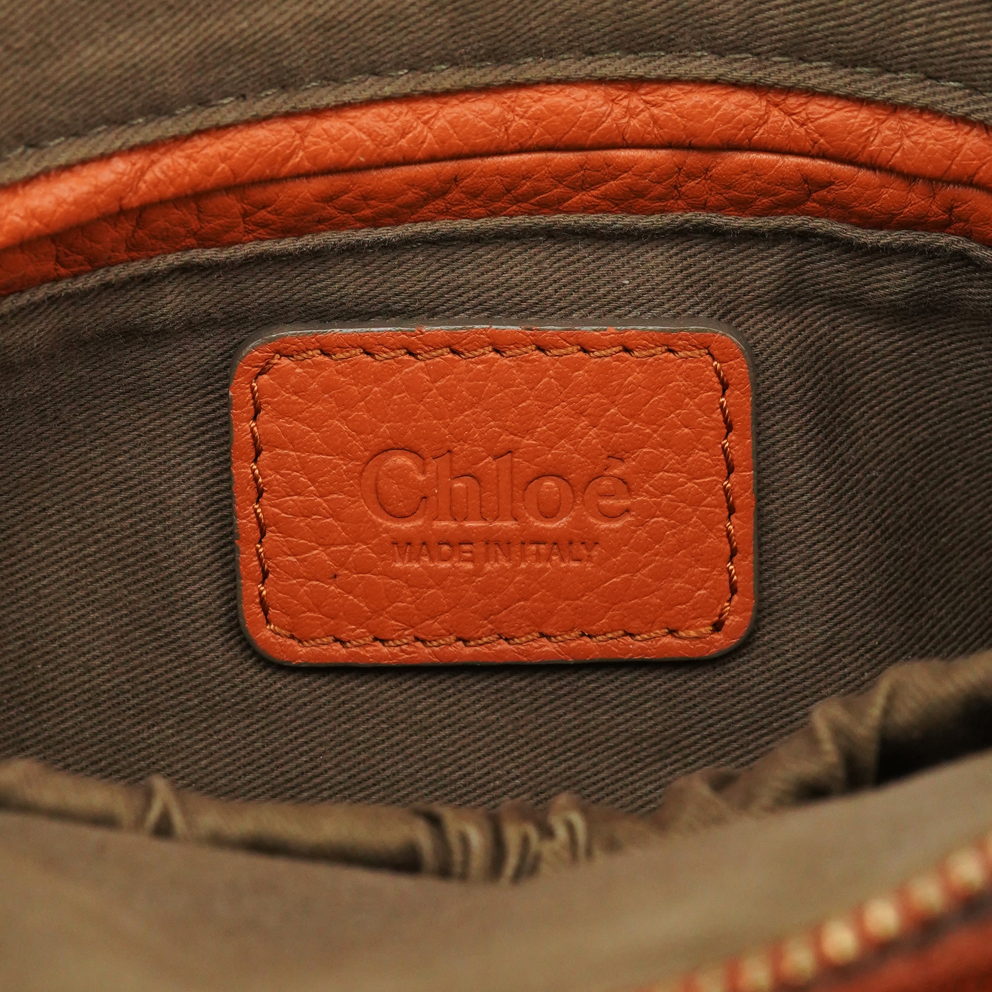 Chloe Light Brown Leather Marcie 2-Way Bag