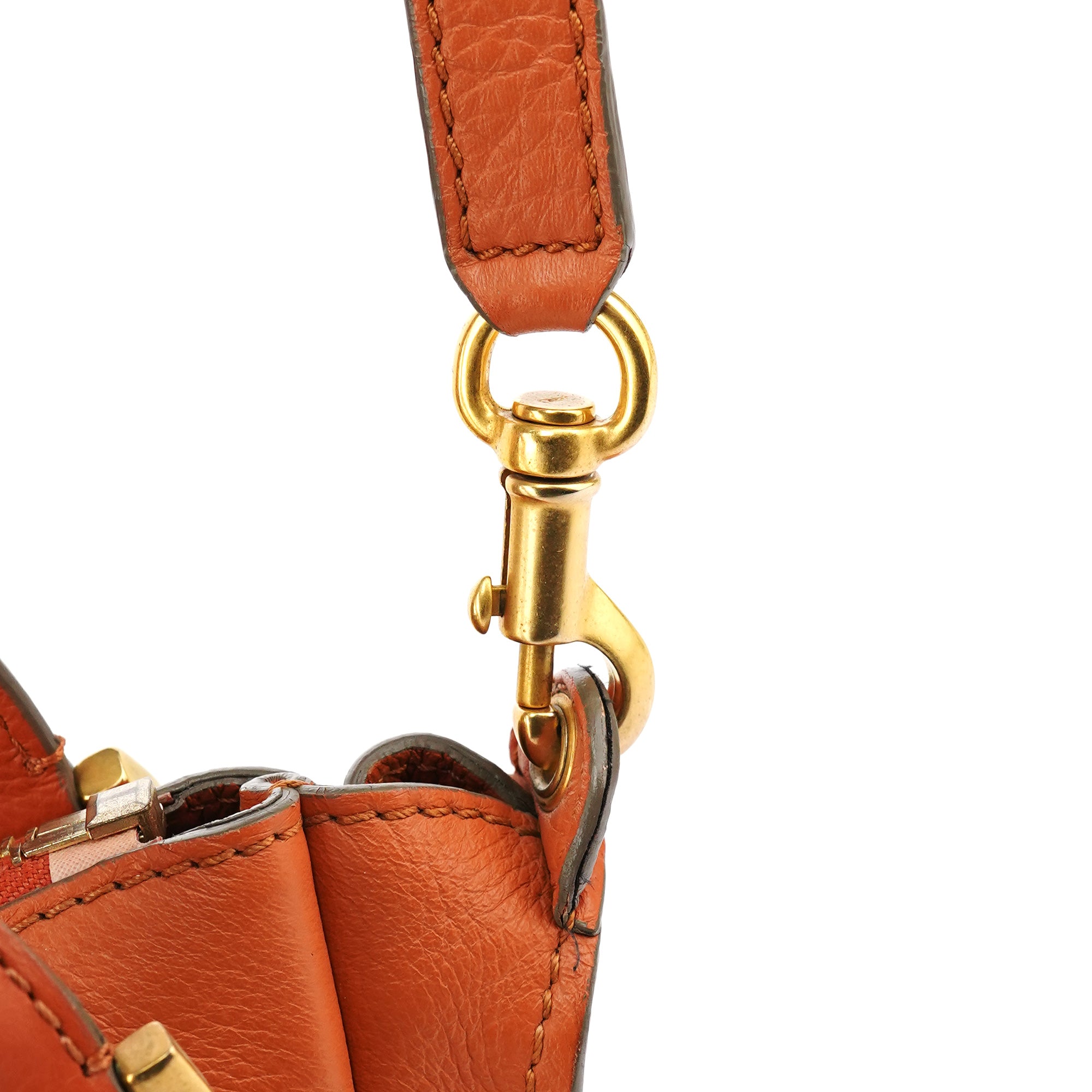 Chloe Light Brown Leather Marcie 2-Way Bag