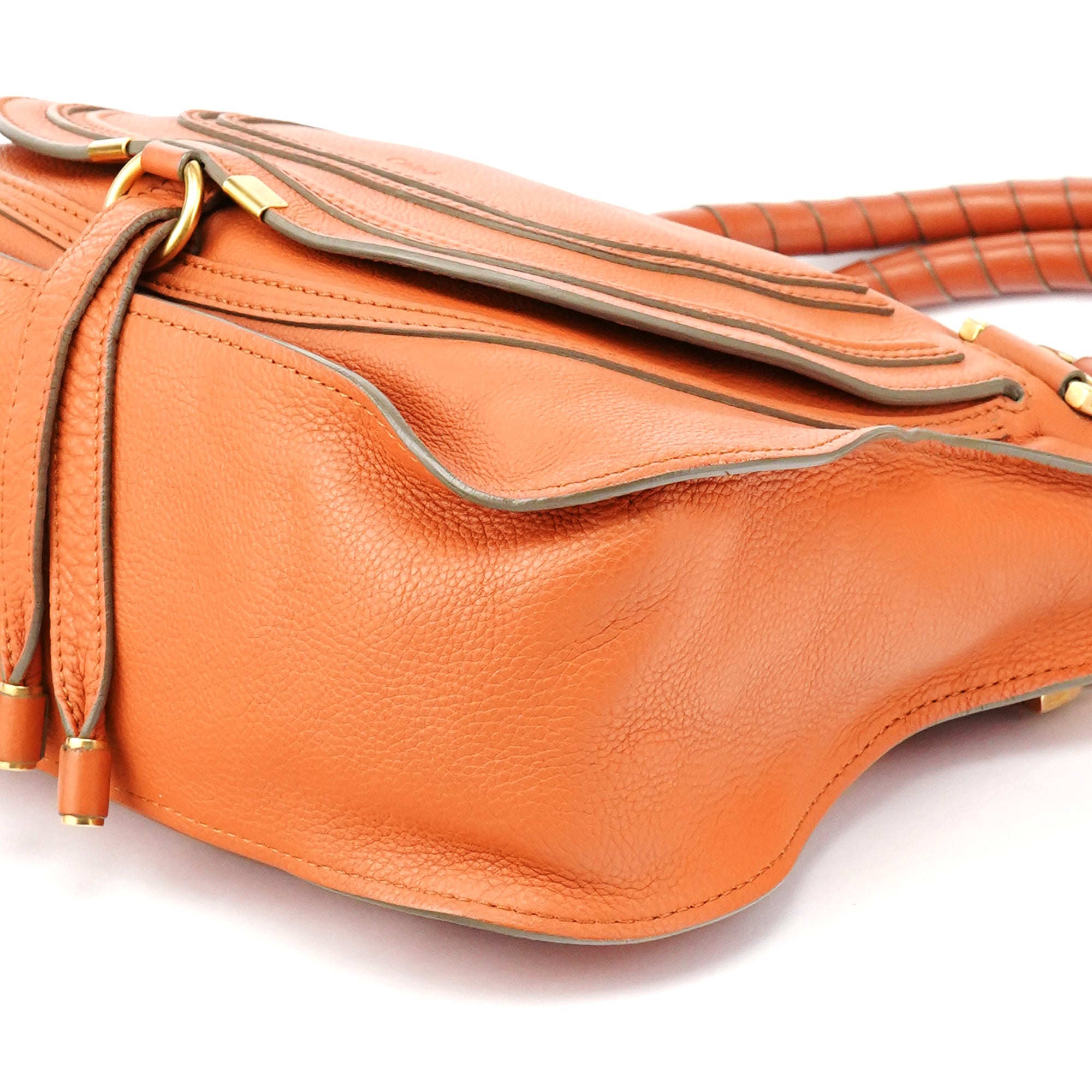Chloe Light Brown Leather Marcie 2-Way Bag
