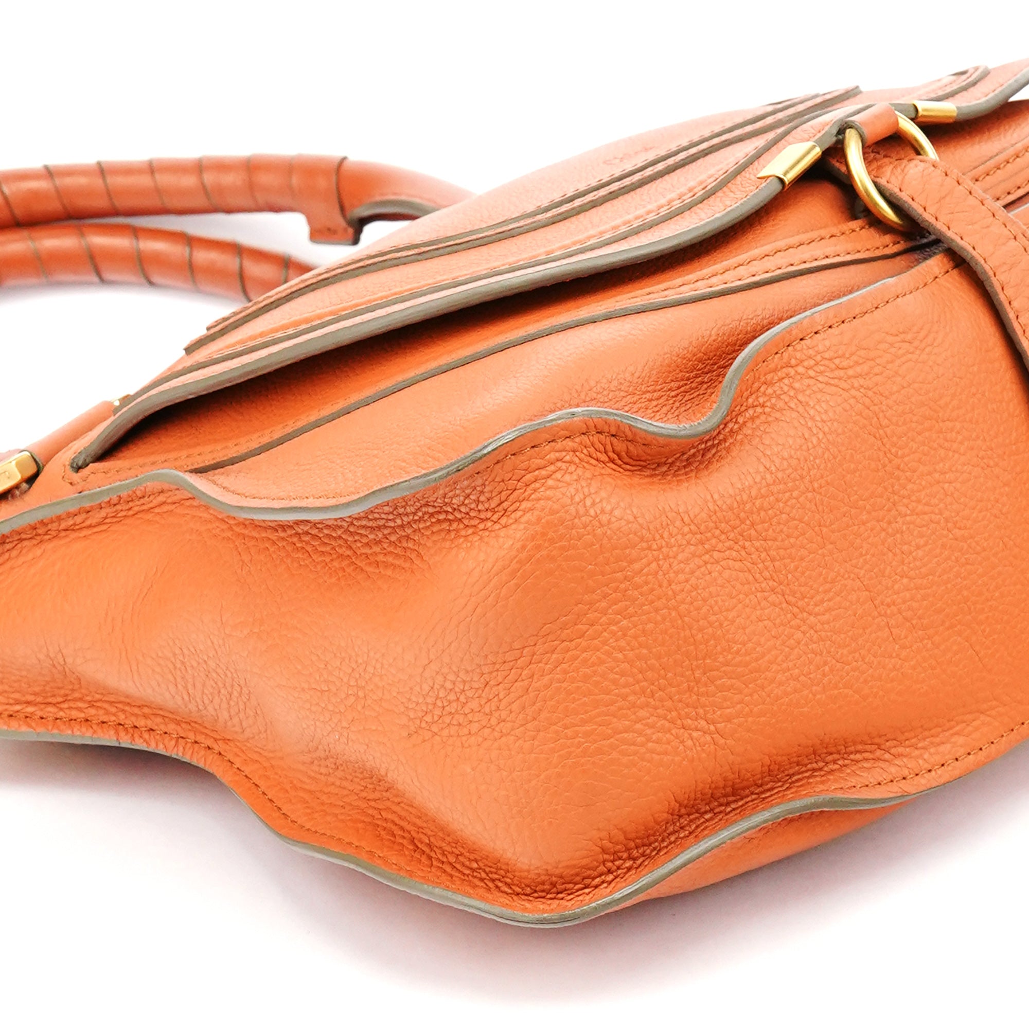 Chloe Light Brown Leather Marcie 2-Way Bag