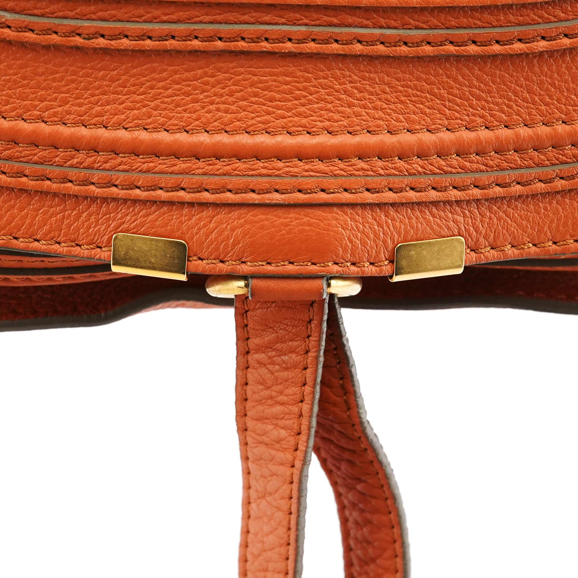 Chloe Light Brown Leather Marcie 2-Way Bag