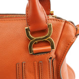 Chloe Light Brown Leather Marcie 2-Way Bag