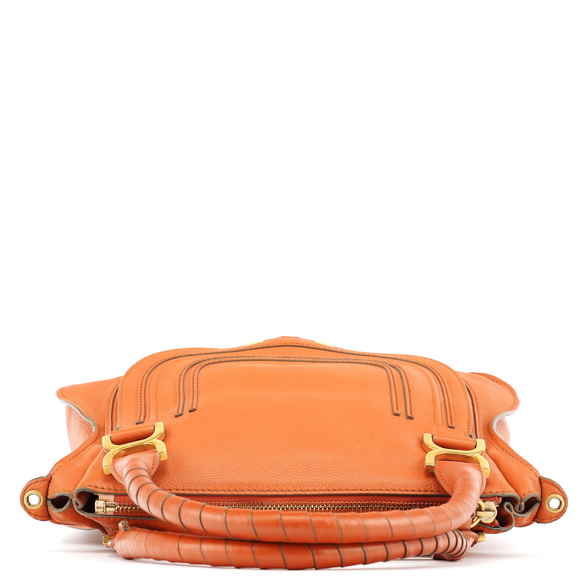 Chloe Light Brown Leather Marcie 2-Way Bag